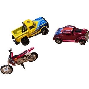 Matchbox Ford Flareside Pickup 460 Neet Streeter 1975 Motocross Honda #24